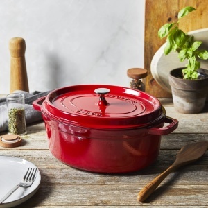 Serpa gusana Staub 33 cm oval crvena