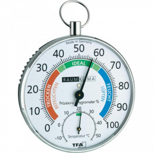 Termometar higrometar sa polukružnom skalom sobni TFA 45.2027