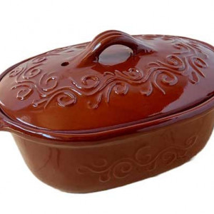 Đuvečara ETNO 7.5L ovalna glazirana