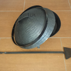 Kovani sač za pečenje mesa 60 cm
