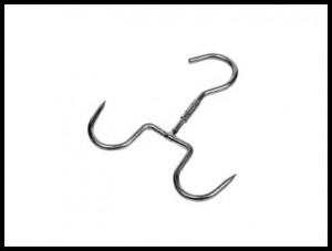 Okretne čengele Inox 260 x 10 mm