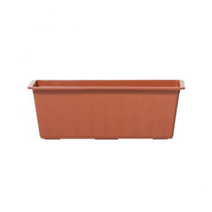 Saksija za cveće za terasu AGRO 50x18x14cm terakot