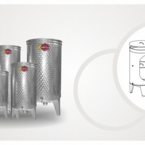 Bure za vino EZIO INOX 400L - Img 2