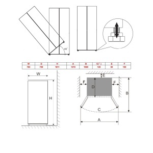 Kombinovani french door frižider - Amica FY5049.6DFX - Img 2