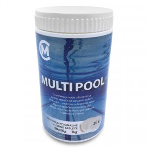 MULTIPOOL 1kg ( 20g tableta) - hlorne tablete za male bazene