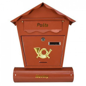 Poštansko sanduče 45x37x10cm braon Strend Pro
