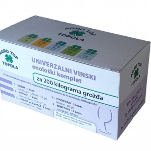 Univerzalni komplet za proizvodnju vina za 200kg voća AT