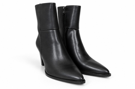 LH562604BLK - ŽENSKE KRATKE KAUBOJKE SA ŠPICASTIM VRHOM I ELEGANTNOM PETOM - Img 2