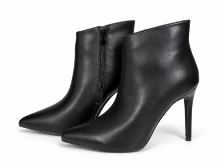 LH562609BLK - ŽENSKE ČIZME SA ŠTIKLOM I ELEGANTNIM ŠPICASTIM VRHOM - Img 2