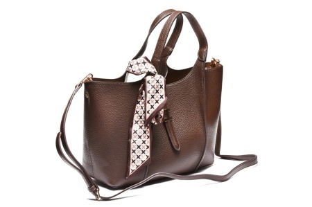 T012671COF - Coffee elegantna torba sa ukrasnom maramom - Img 2