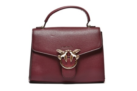 T012533BUR - Burgundy torba na preklop sa elegantnom snalom