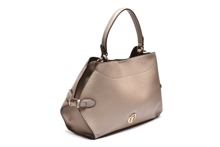 T012607TAP - Taupe klasična trapez tote torba - Img 2