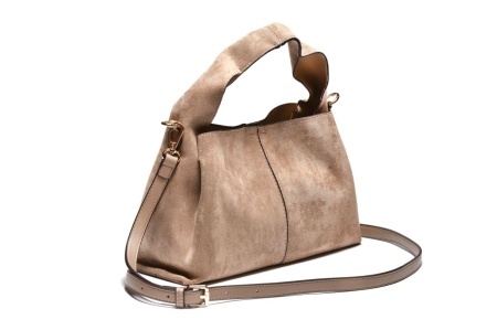 T012629TAP – Taupe moderna mekana velur torba - Img 2