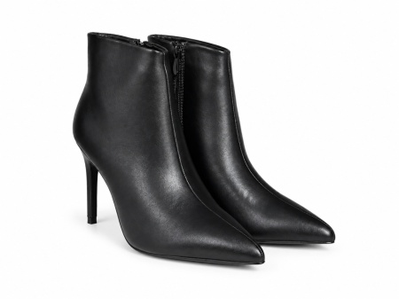 LH562609BLK - ŽENSKE ČIZME SA ŠTIKLOM I ELEGANTNIM ŠPICASTIM VRHOM - Img 3