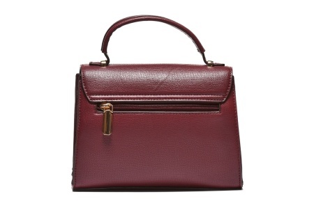 T012533BUR - Burgundy torba na preklop sa elegantnom snalom - Img 3