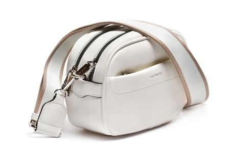 T012623WHT - Bela svakodnevna crossbody torba sa praktičnim džepovima - Img 2