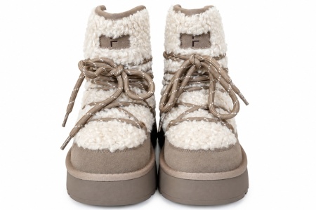 LH502659TAP - ŽENSKE UGG ČIZME SA KRZNENOM POSTAVOM I KONTRASTNIM PERTLAMA - Img 4