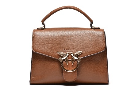 T012533CAM - Camel torba na preklop sa elegantnom snalom