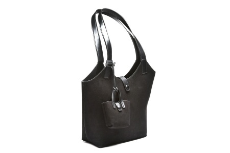 T012675BLK - Crna ceger torba sa dekorativnom mini torbicom - Img 2