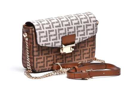 T012652CAM - Camel mini crossbody torba sa preklopom logo dezen - Img 2
