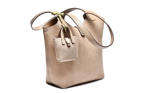 T012675TAP - Taupe ceger torba sa dekorativnom mini torbicom - Img 2