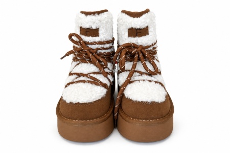 LH502659CAM - ŽENSKE UGG ČIZME SA KRZNENOM POSTAVOM I KONTRASTNIM PERTLAMA - Img 3
