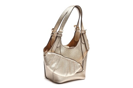 T012611GLD – Zlatna mini tote torba sa dodatnim mini novčanikom - Img 2