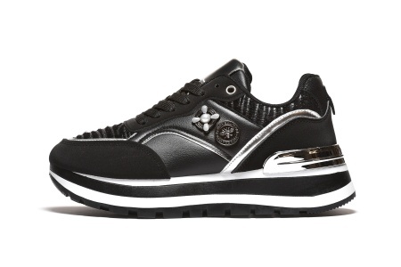 L182535BLK - Ženske patike zebra print