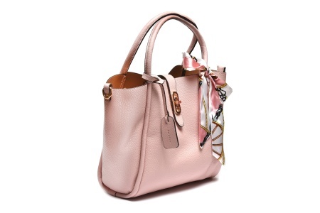 T012606PNK– Roze elegantna tote torba sa kopčom - Img 2