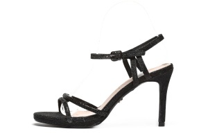 LS242653BLK - Ženske sandale na štiklu