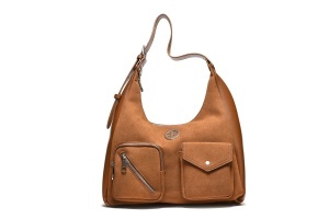 T052590CAM – Camel velika torba od brušenog materijala