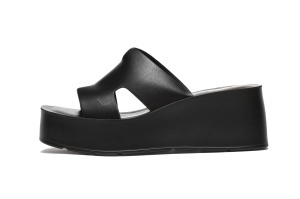 LP062668BLK - Ženske papuče komfort