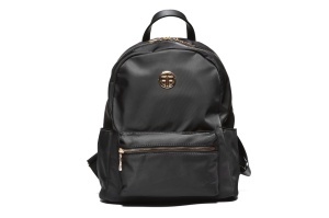 T012641BLK - Moderan ranac sa zlatnim detaljima