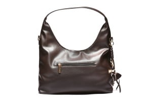 T012657COF - Elegantna coffee torba za rame sa ukrasnim detaljima