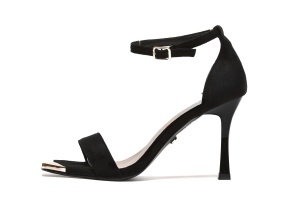 LS242659BLK - Ženske sandale na štiklu