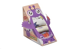 SK012500 – Set moderne sportske čarape u pakovanju 3/1 sendvič