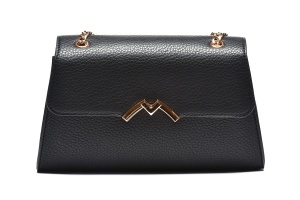 T012613BLK – Crna elegantna torba sa lanac ručkom