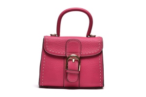 Ženska torba sa metalnom šnalom - T012508 pink