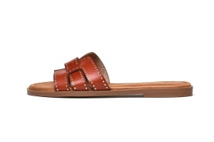 LP212636CAM - Ženske ravne papuče
