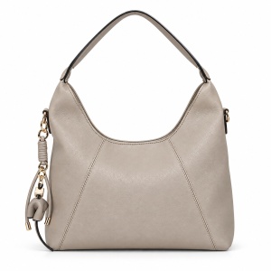 T012657BEI - Elegantna bež torba za rame sa ukrasnim detaljima