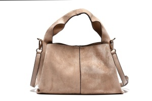 T012629TAP – Taupe moderna mekana velur torba