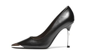 L242671BLK - ŽENSKE SALONKE PREFINJENE LINIJE SA ELEGANTNOM TANKOM PETOM