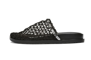 LP212645BLK - Ženske ravne papuče