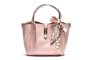 T012606PNK– Roze elegantna tote torba sa kopčom