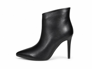 LH562609BLK - ŽENSKE ČIZME SA ŠTIKLOM I ELEGANTNIM ŠPICASTIM VRHOM