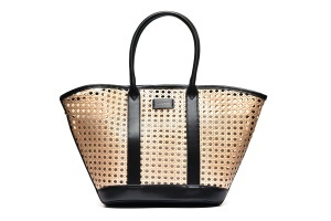 T012648BLK – Crna letnja ceger torba za plažu i grad