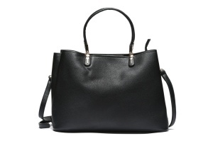 T012669BLK - Crna poslovna torba elegantnog dizajna