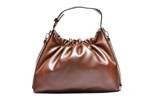 T012692C.COF - Kroko Coffee torba mekane nabrane forme sa zlatnim detaljima
