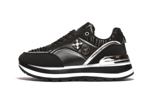 L182535BLK - Ženske patike zebra print