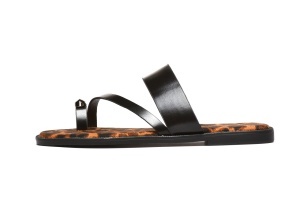 LP212632BLK - Ženske ravne papuče